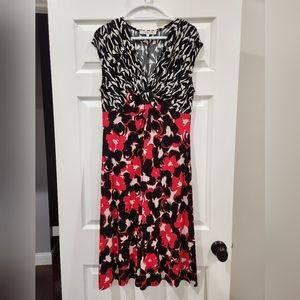 Evan Picone Cap Sleeve Dress Size 12